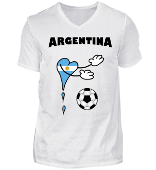 Fanshirt Flagge Fußball Argentina