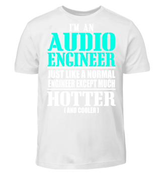 I'm an audio engineer
