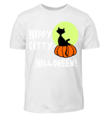 Halloween Kinder T-Shirt süsse Katze
