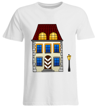 romantisches Haus-T-Shirt