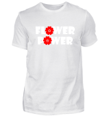 Flower Power Hippie Blume 70er rot 