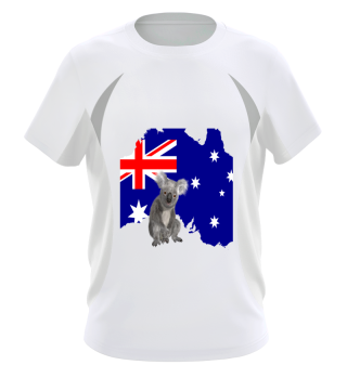 Australien - Flagge mit Koala