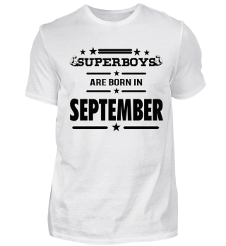 Geburtstags Shirts/September/ Geburtstag