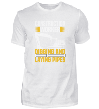 Bauarbeiter TShirt Baustelle Shirt 