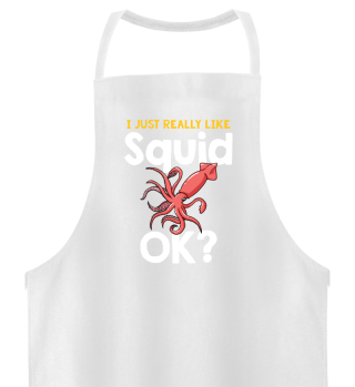 Squid Fish Gift Kraken Octopus Marine