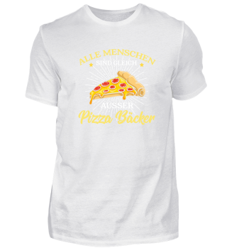 Lustiges Pizza Bäcker Shirt für Männer