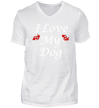 Ich liebe meinen Hund Hundeliebe Shirt