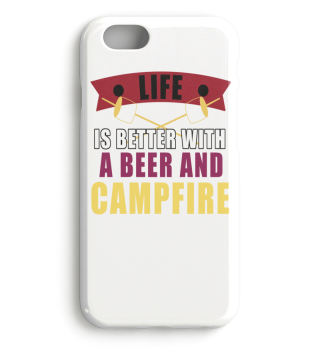 Camping Life Is Better With Beer Gift