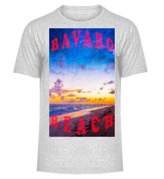 Bavaro Beach Red Grunge