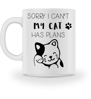 Cat Cats Kitty Gift Sorry Quote funny
