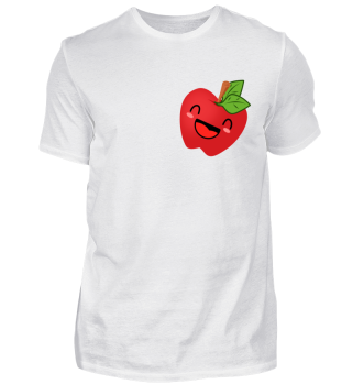lustiges Shirt mit Happy Apple
