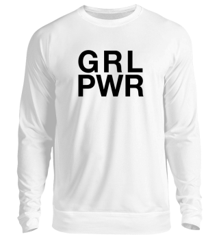GIRL POWER (Sweater/grey)