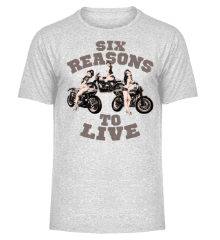Biker Shirt Six Reasons to live Pinup Co