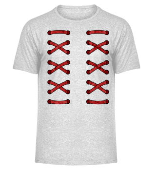 ♥ Double Cross Lacing - red I