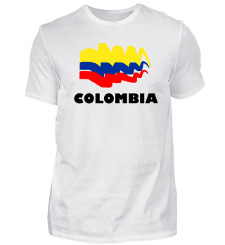 Fußball Flagge Fanshirt Colombia
