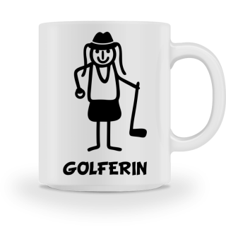 Golf Golfen Golferin