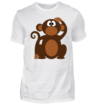 Nachdenklicher Affe T-Shirt