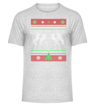 Ugly Christmas Sweater Einhorn Weihnacht