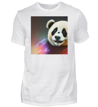 Pop Art Neon Panda 02