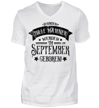 September geboren Mann Geburtstag Shirt