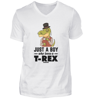 Just A Boy Who Loves A T-Rex