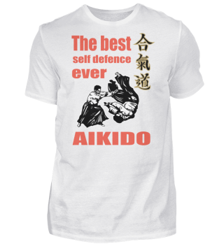 Aikido, the best Self Defence T-Shirt