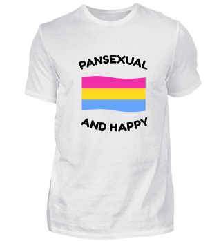 Pansexual And Happy Flagge LGBT