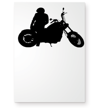 Motorradsilhouette