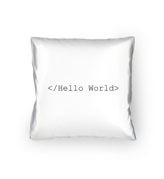 Programming shirt Hello World