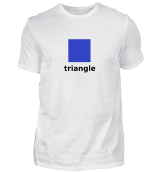 Formen - Quadrat Blau Triangle sw