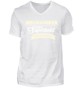 Mechaniker Superheld T-Shirt
