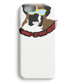 Who is the Boss? Boxer with Sunglasses - Geschenk - Gift - Dog