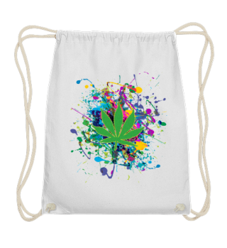 ★ Color Splashes - Marijuana Leaf II