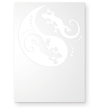♥ Yin Yang Geckos - Free White