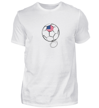 USA America Ball Sport Geschenk Idee