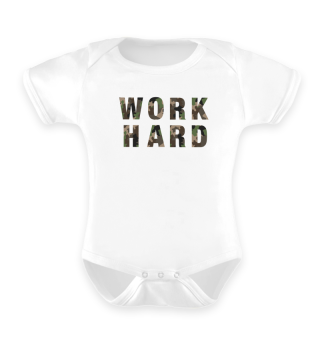 Work Hard Military Camouflage Fitness