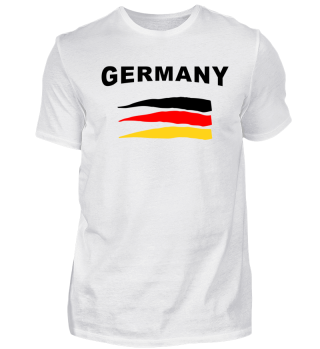 Germany Fanshirt Flagge Abstrakt