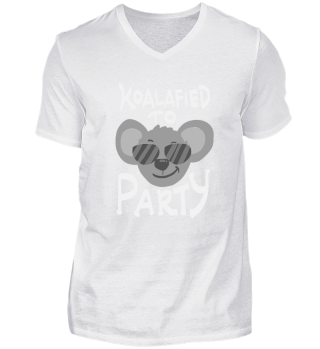 Funny Party Shirt Koalafied To Party