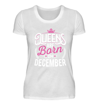 Queens Birthday Born December Bday Birth