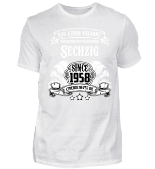 60. Geburtstag T-Shirt Motiv 