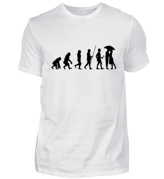 Evolution zum Pärchen - T-Shirt 