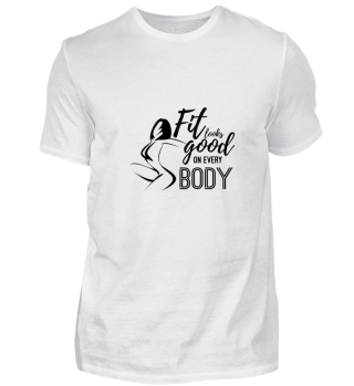 Fitness Gift Shirt Gym Fit look Tee W