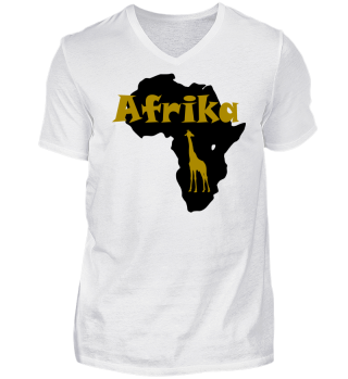 Afrika mit Giraffe