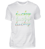 Lucky shirt 3 color rainbow