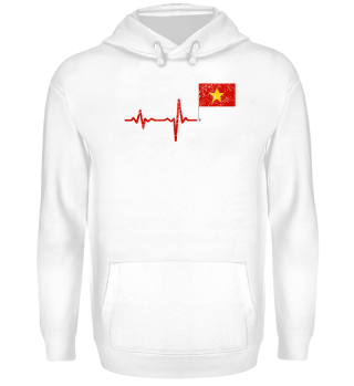 Heartbeat Vietnam flag gift