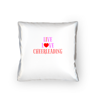 I Live Love Cheerleading Cheerleader Slo
