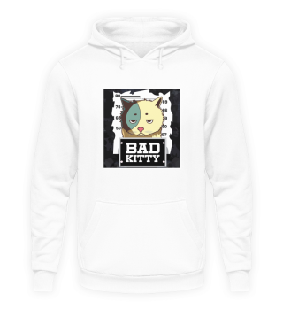Bad Kitty Cat Wanted Gift Idea Meow