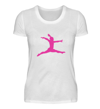 Turnen Frauen Bodenturnen T-Shirt