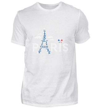Eiffelturm Love Paris Frankreich Tag auf Französisch
