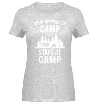 Lustiges Camping Shirt - Stays at the 